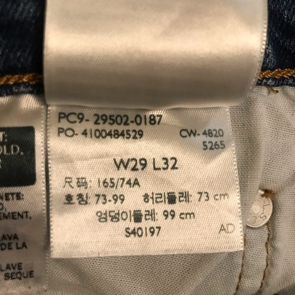 LEVI’S Premium Denim 510 S High Rise Raw Hem Medium Wash Straight Leg Je… - Picture 13 of 14